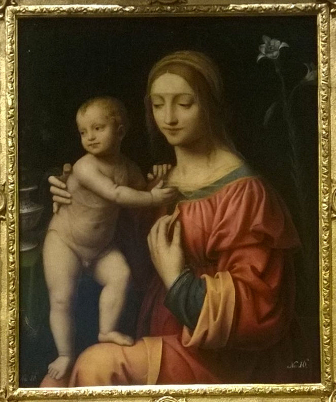 A Virgem e o Menino - Bernardino Luini