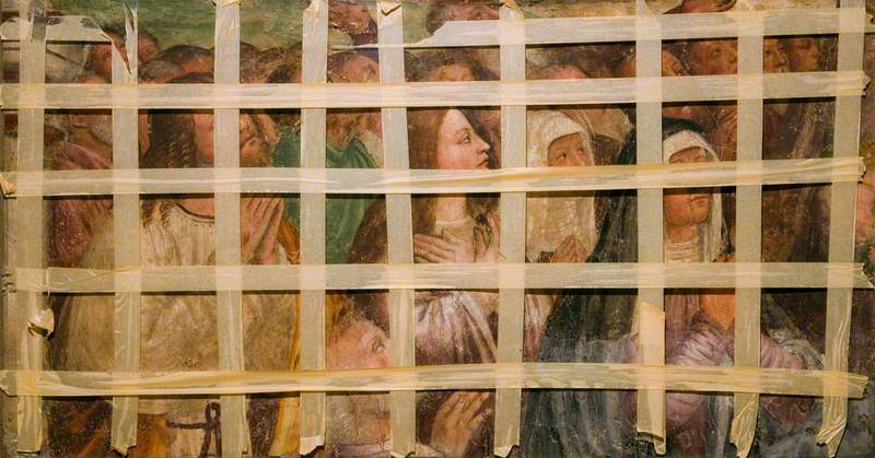 A Virgem, os Apóstolos e os Santos - Bernardino Luini