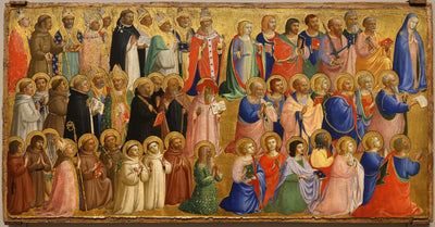 La Vierge Marie avec les apôtres et d’autres saints - Fra Angelico - Alpha Reproduction