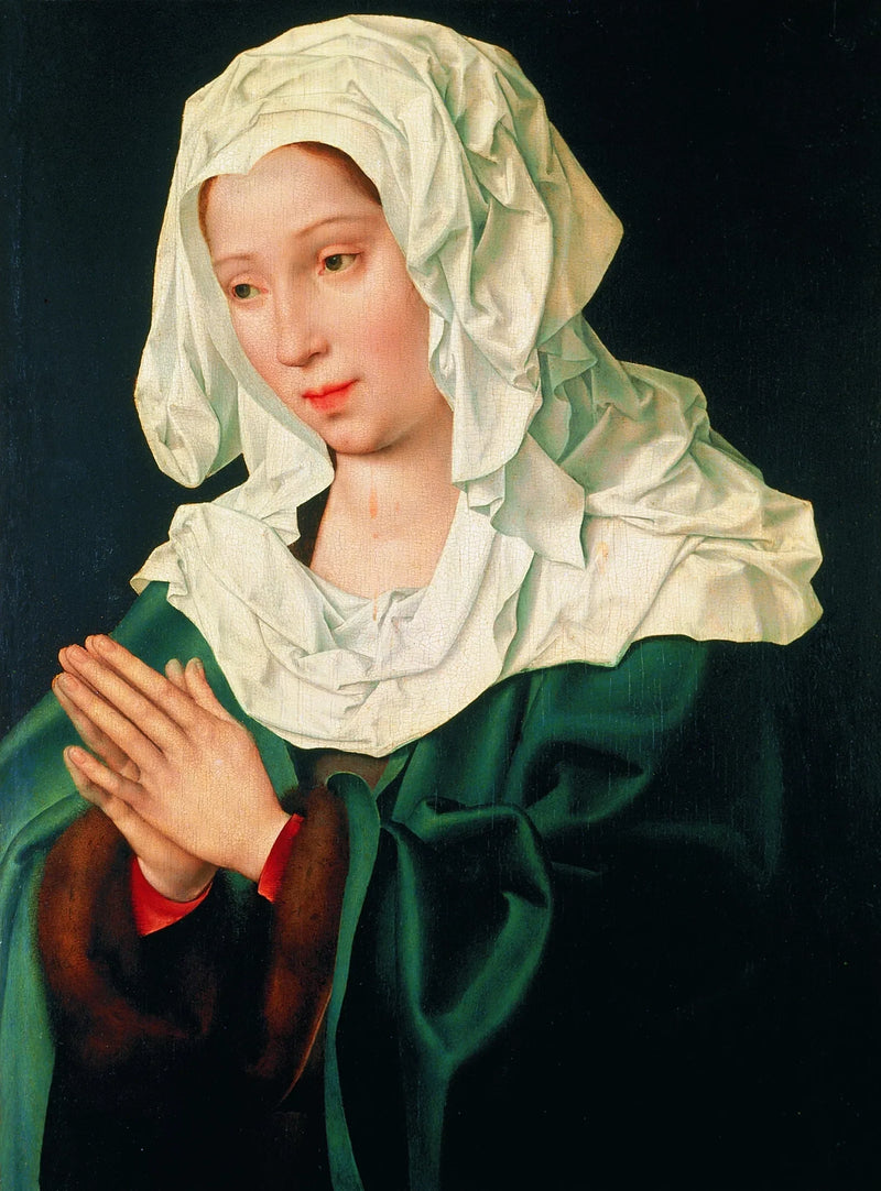 A Virgem Maria em oração - Joos van Cleve