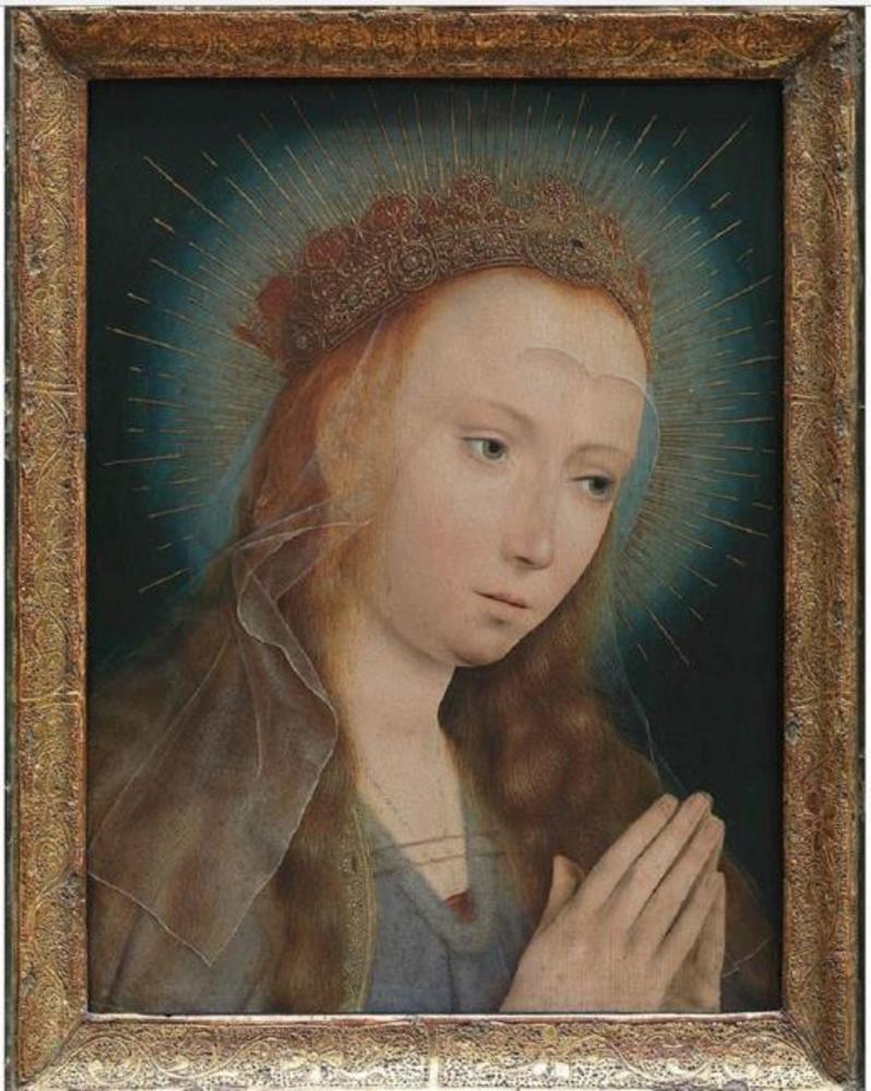 A Virgem Maria em oração - Quentin Metsys