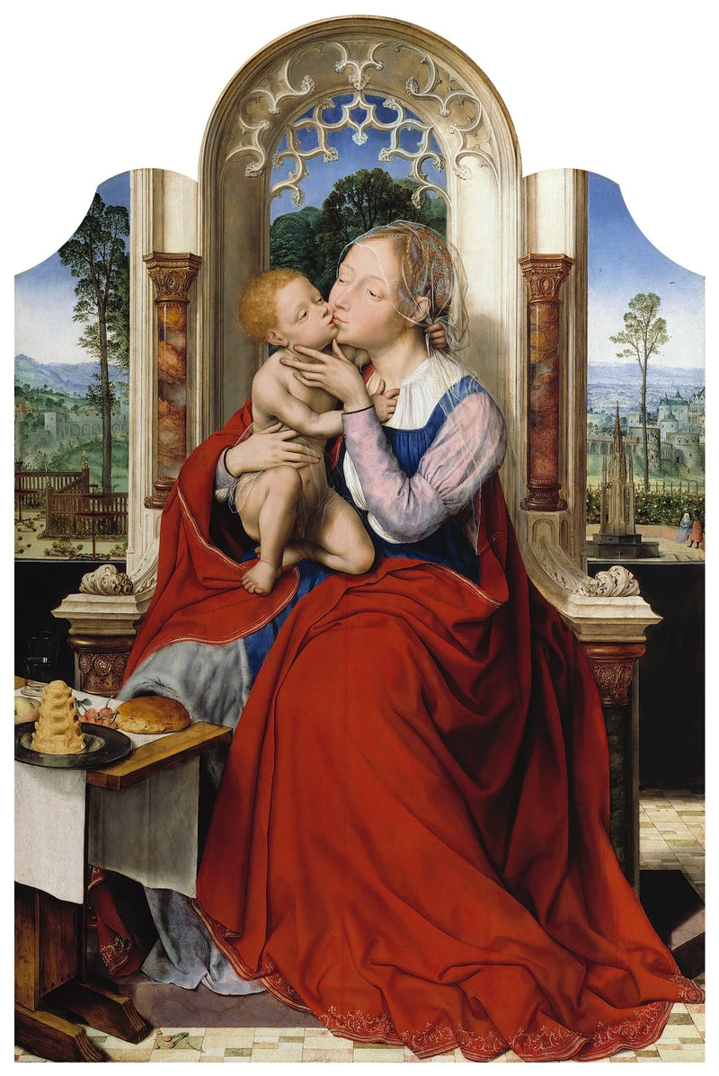A Virgem Maria empossada - Quentin Metsys