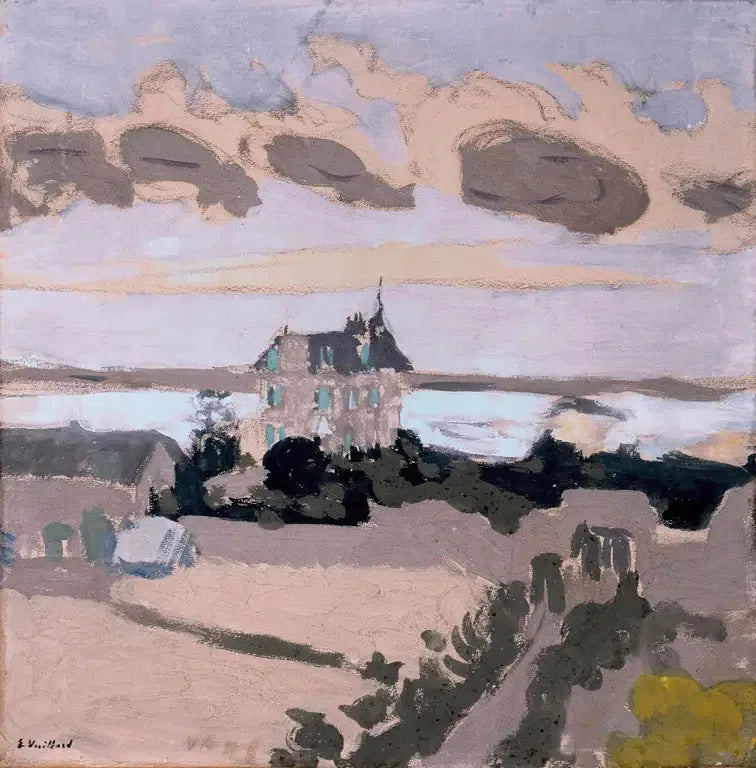 A villa Les Écluses em Saint-Jacut-de-la-Mer - Édouard Vuillard