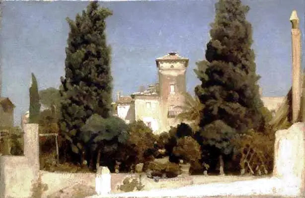 A Villa Malta em Roma - Frederic Leighton