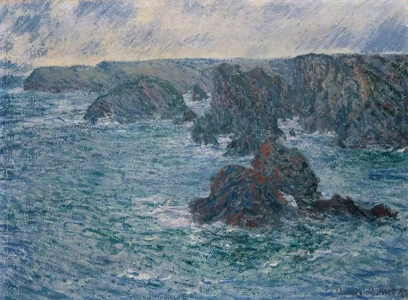 A cidade de Belle-Île - Claude Monet