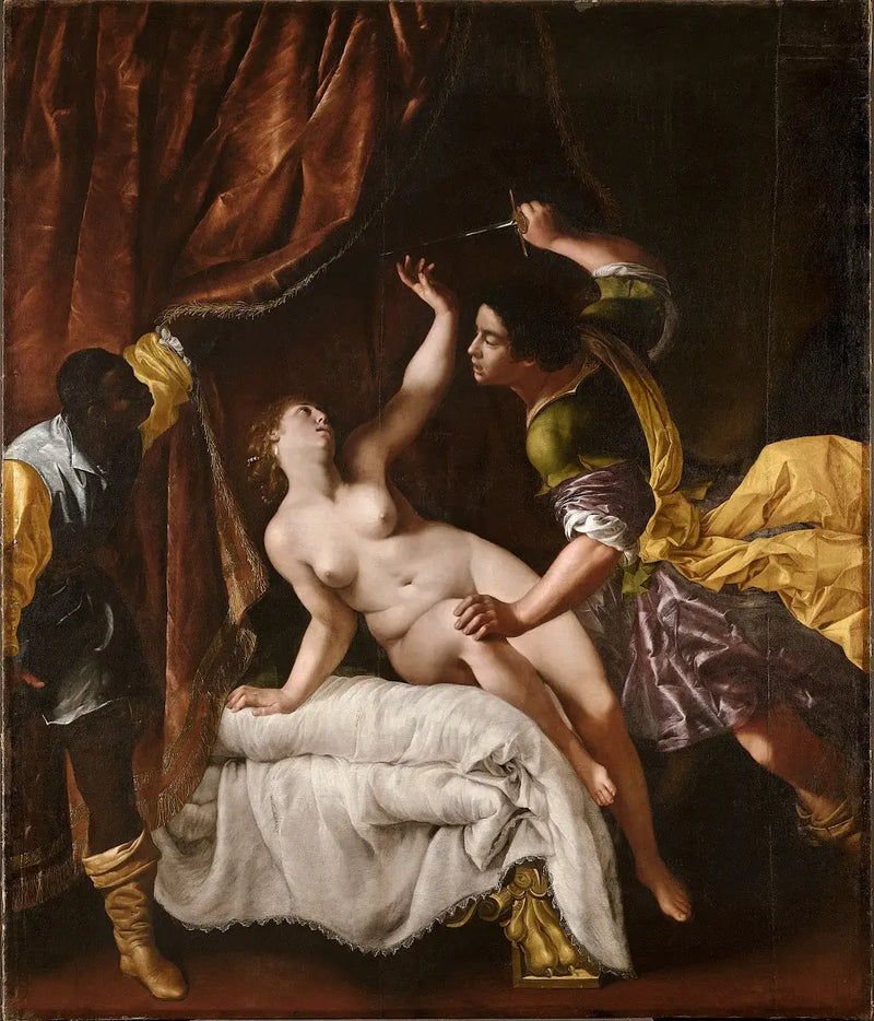 A Viola de Lucrécia - Artemisia Gentileschi