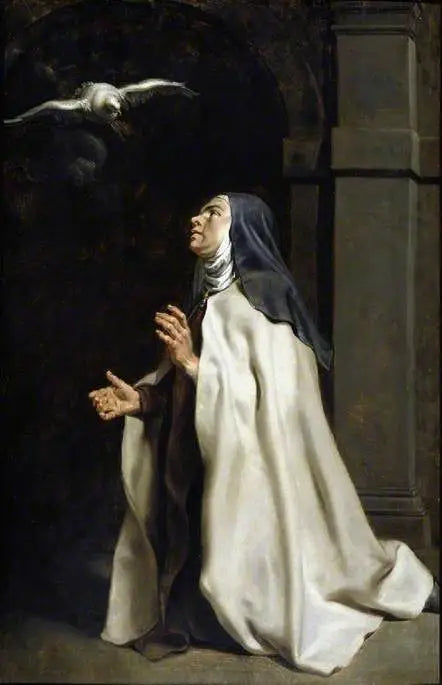 A visão da pomba de Santa Teresa de Ávila - Peter Paul Rubens