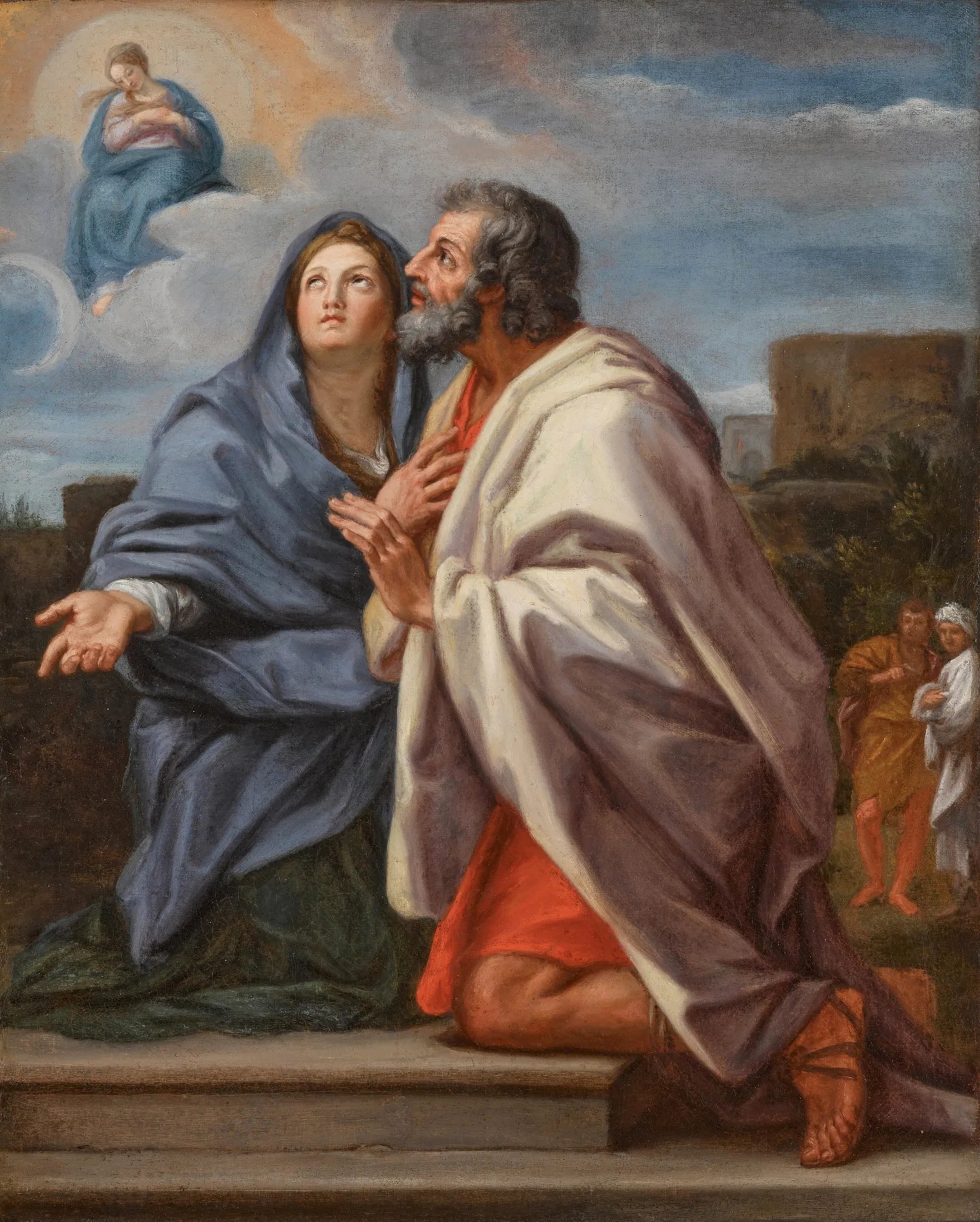 La vision de Joachim et Anne - Carlo Maratta image 1 reproduction de peinture à l’huile