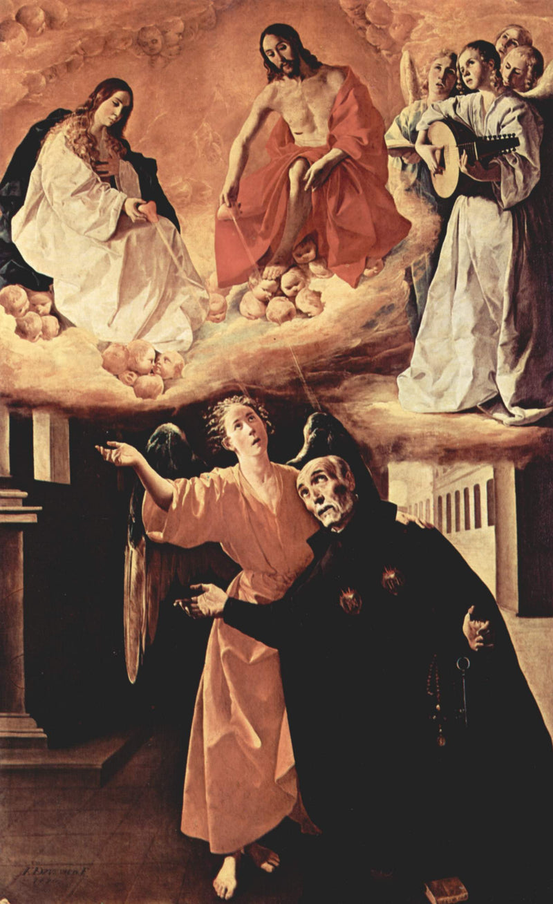 A Visão de Santo Alonso Rodriguez - Francisco de Zurbarán