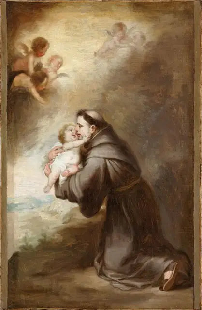 A visão de Santo Antônio de Pádua - Bartolomé Esteban Murillo