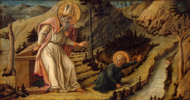 A Visão de Santo Agostinho - Fra Filippo Lippi