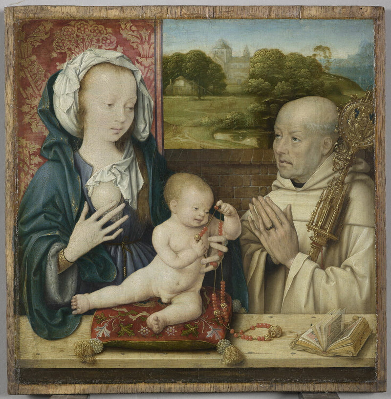 A Visão de São Bernardo - Joos van Cleve