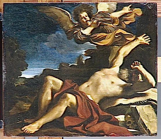 A Visão de São Jerônimo - Guercino