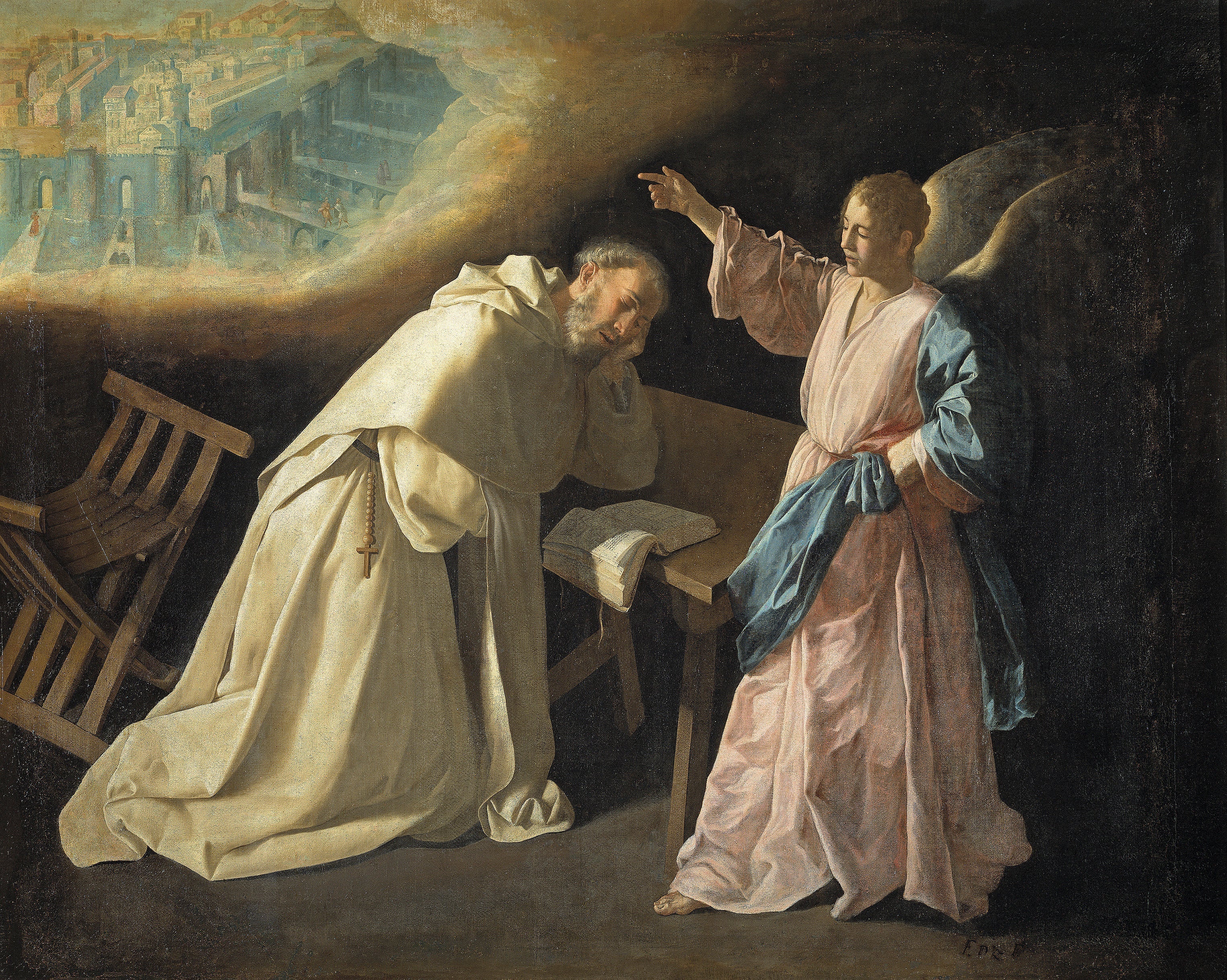 La Vision de saint Pierre Nolasque - Francisco de Zurbarán - Alpha Reproduction