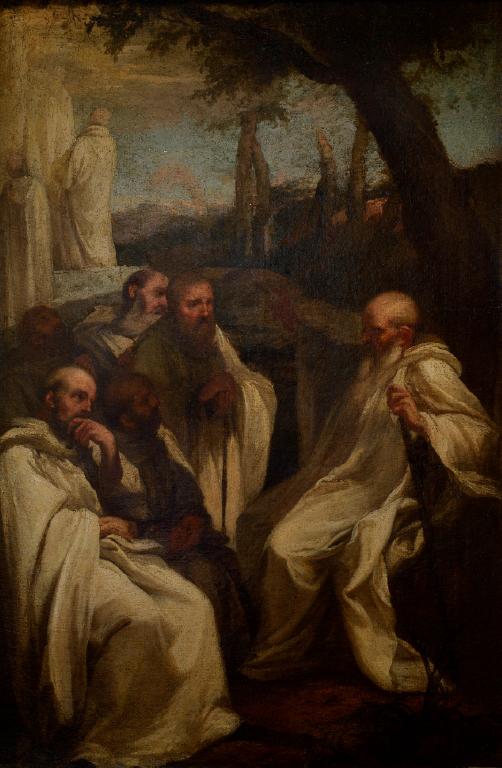 A visão de São Romualdo - Andrea Sacchi