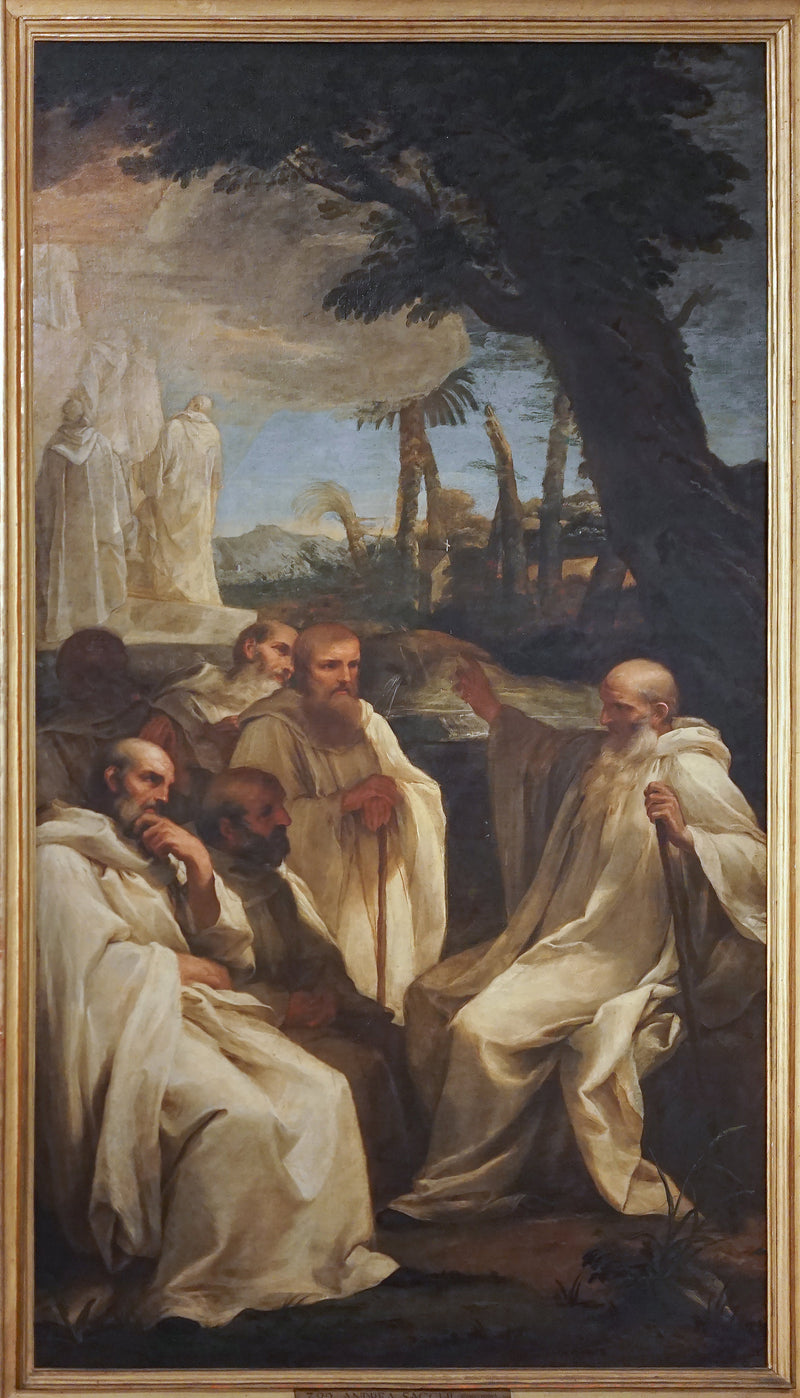 A Visão de São Romualdo - Andrea Sacchi