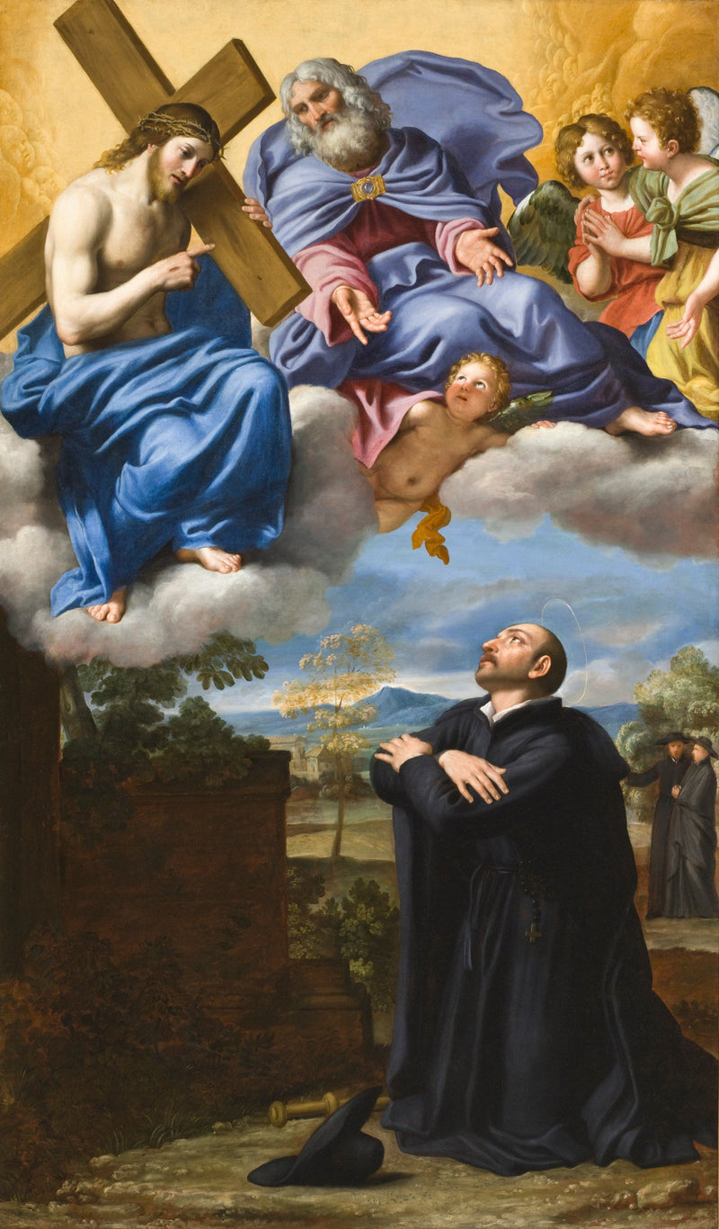 A visão de Cristo e de Deus Pai de São Inácio de Loyola em La Storta - Domenichino