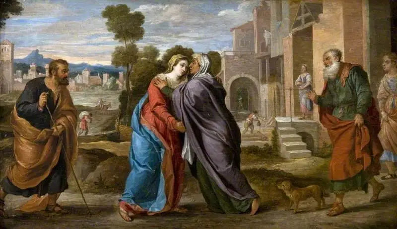 A Visitação (de acordo com Jacopo Palma il Vecchio) - David Teniers Júnior