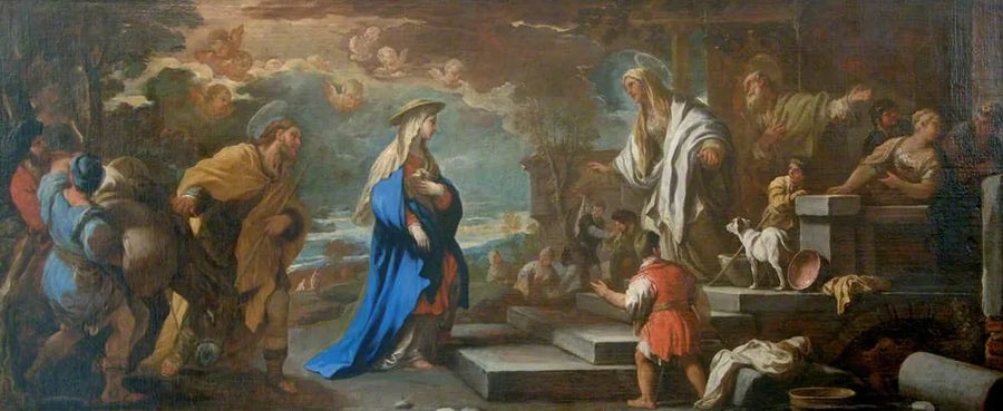 A Visitação - Luca Giordano
