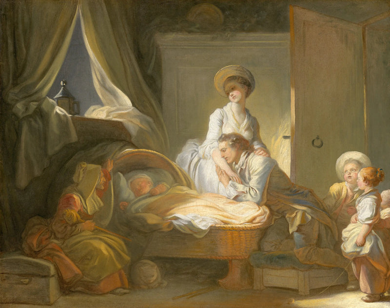 A Visita à ama - Jean-Honoré Fragonard