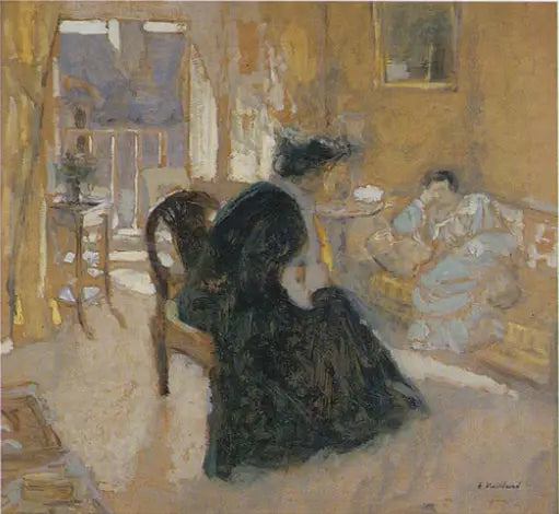 A visita à Madame Hessel - Édouard Vuillard