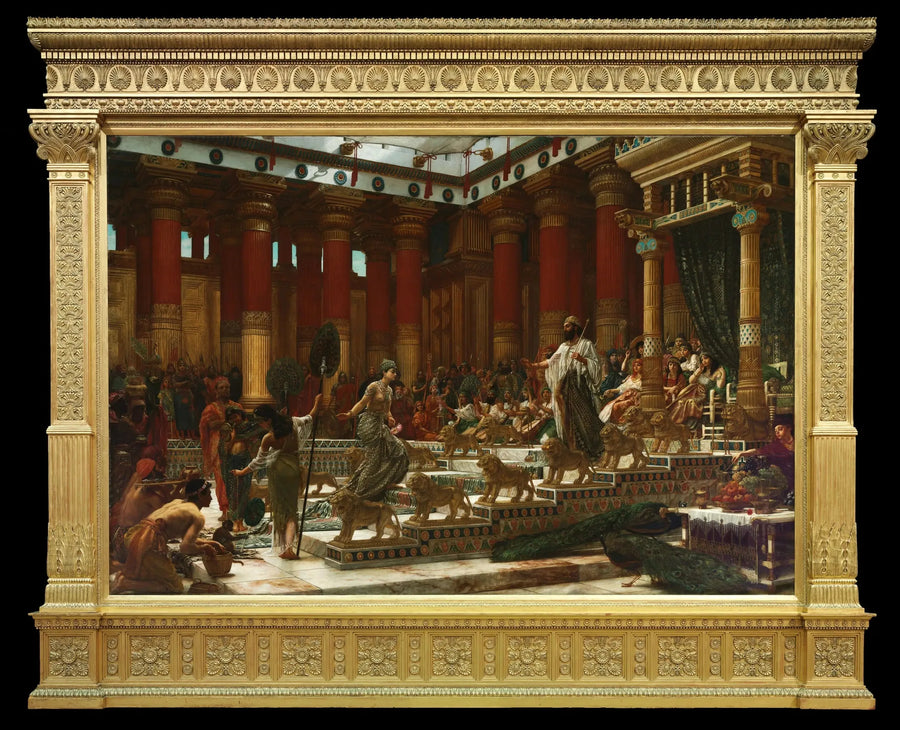 A Visita da Rainha de Sabá ao Rei Salomão - Edward Poynter