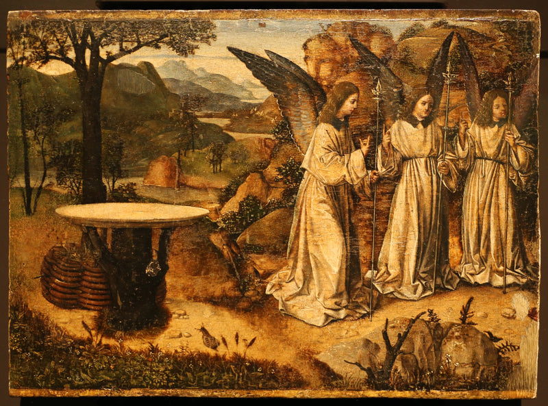 A visita dos três anjos a Abraão - Antonello de Messina