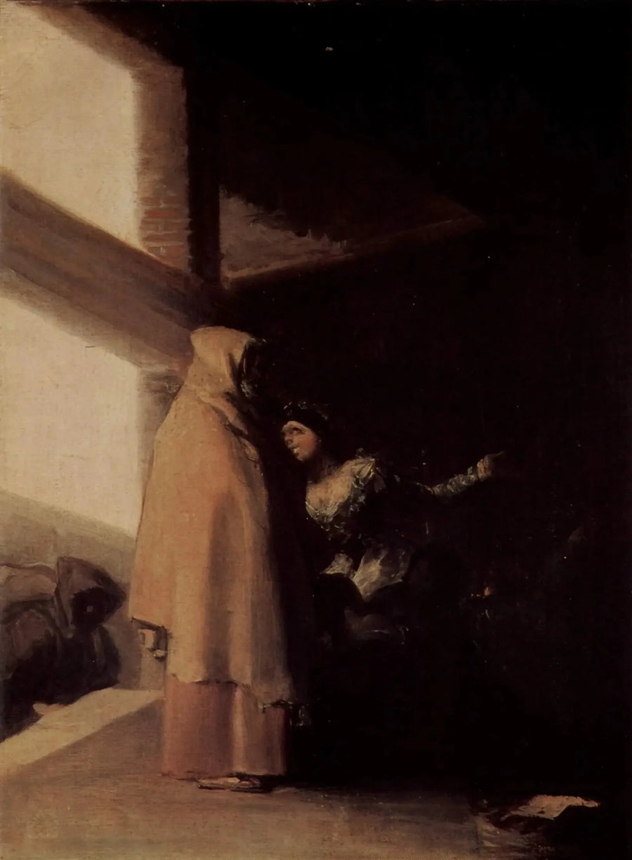 A visita do irmão - Francisco de Goya