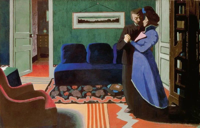 A Visita - Félix Vallotton