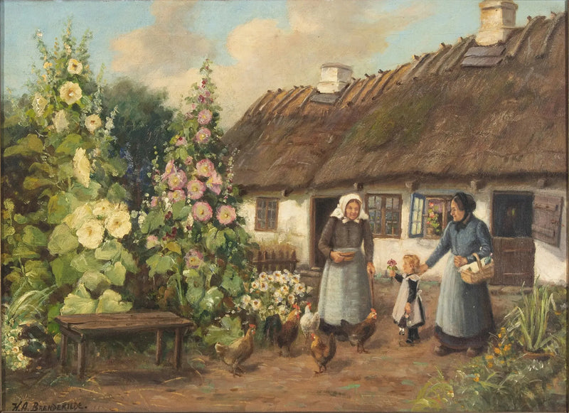 A visita - H. A. Brendekilde