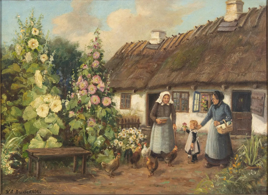 A visita - H. A. Brendekilde