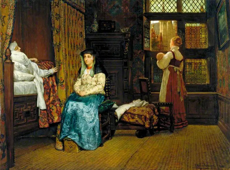 A Visita: Um Interior Holandês - Lawrence Alma-Tadema