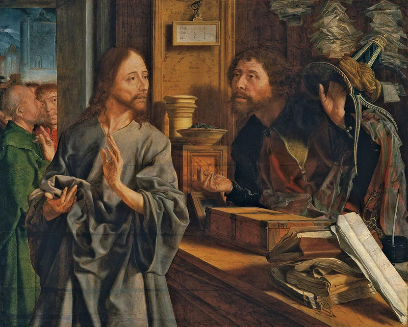 A Vocação de São Mateus. - Marinus van Reymerswale