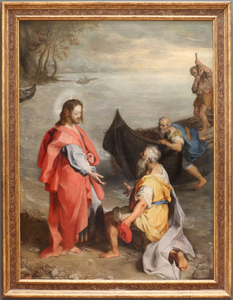A vocação de São Pedro e de São André - Federico Barroci