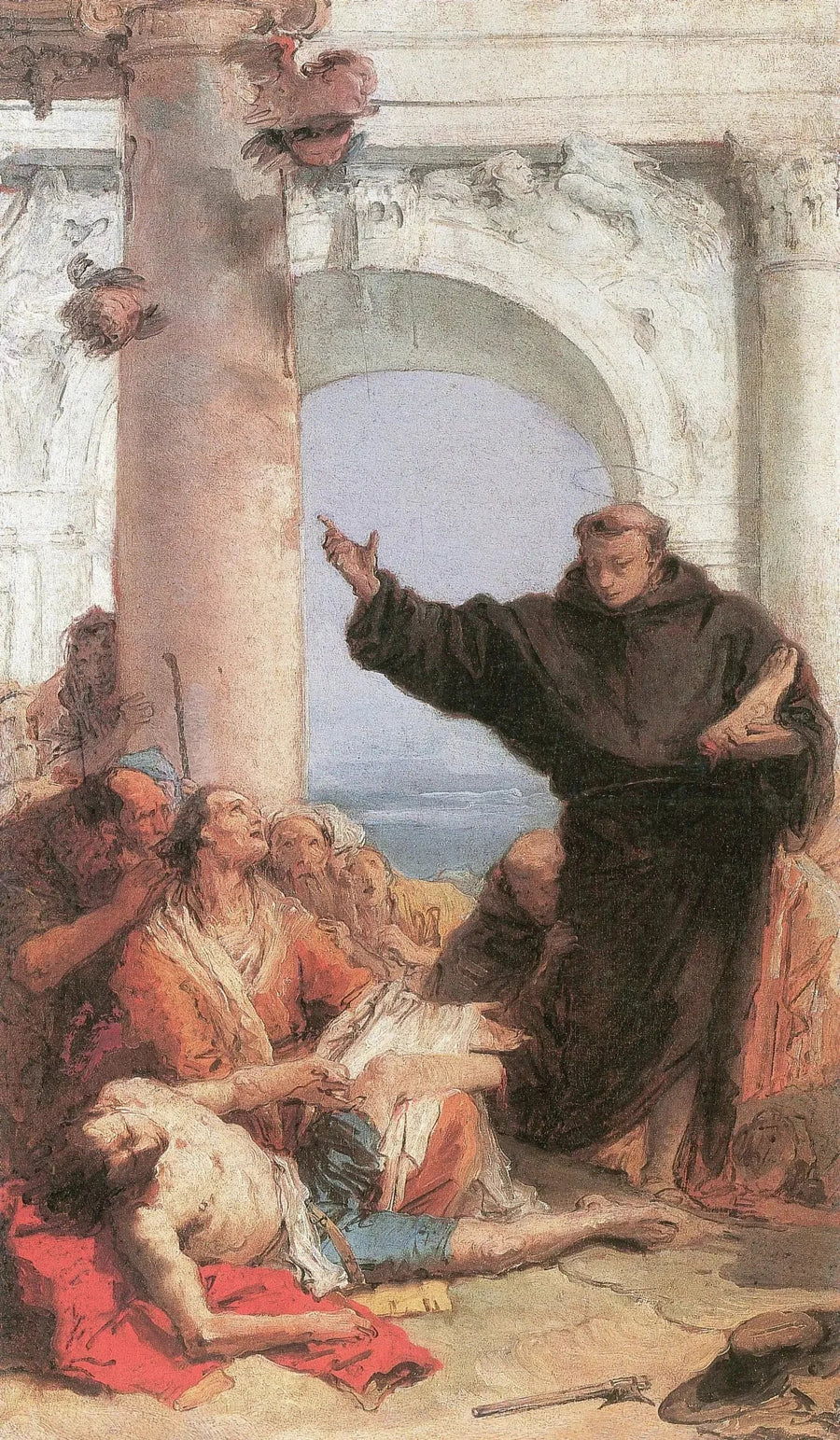 A Cura Milagrosa do Filho Zangado - Giovanni Battista Tiepolo