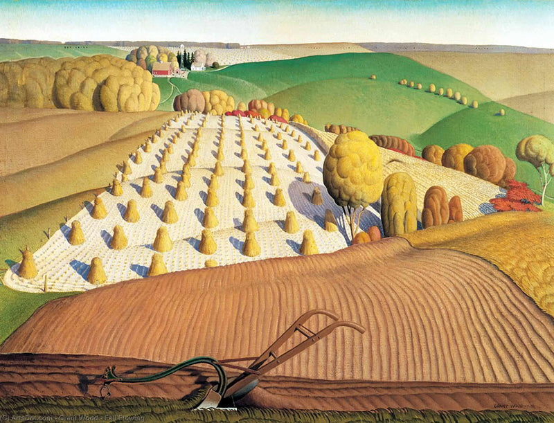 Trabalho de Outono - Grant Wood