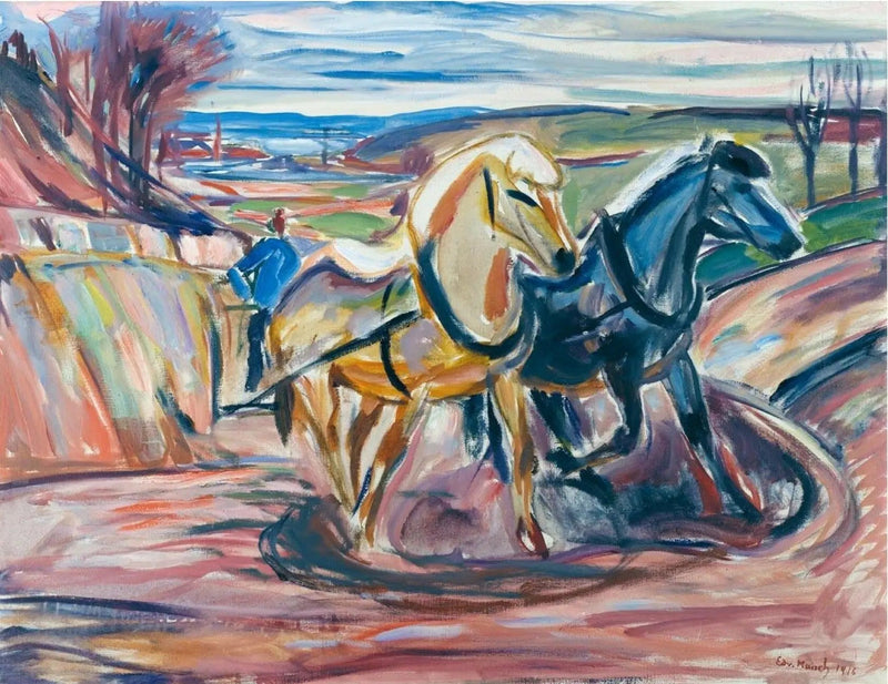 Arado de primavera - Edvard Munch