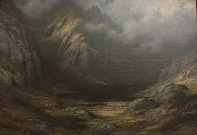 Lago na Escócia após a tempestade - Gustave Doré