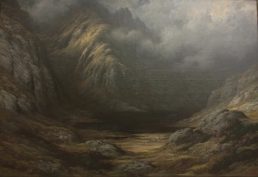 Lago na Escócia após a tempestade - Gustave Doré