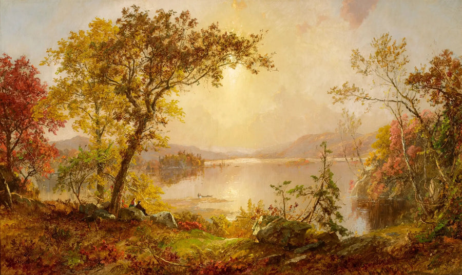 Lac Greenwood, Outono sobre o Hudson - Jasper Francis Cropsey