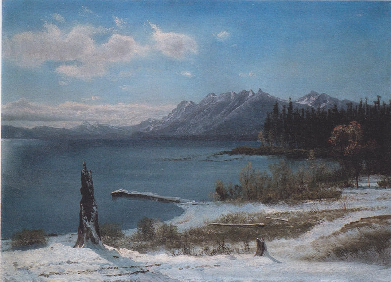 Lac Tahoe no inverno - Albert Bierstadt