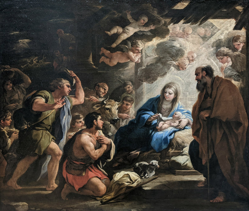 Adoração dos pastores - Luca Giordano