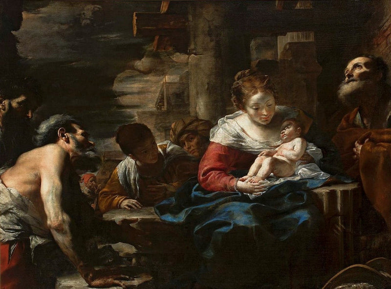 A Adoração dos pastores - Mattia Preti