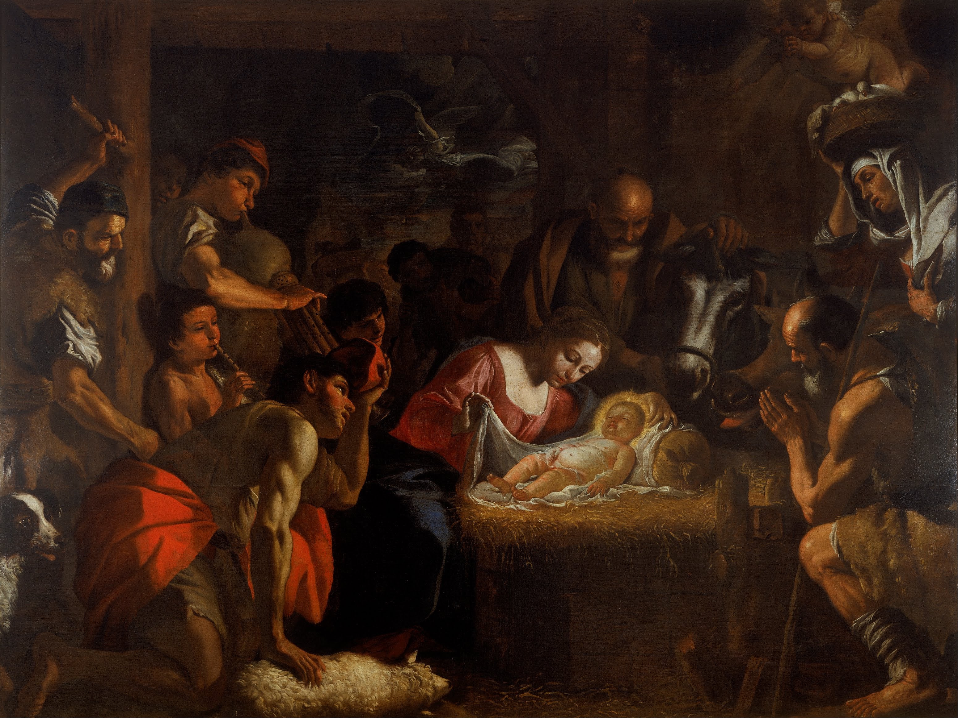 L’Adoration des bergers - Mattia Preti - Alpha Reproduction