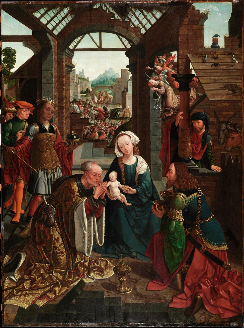 A Adoração dos Reis - Jacob Cornelisz van Oostsanen
