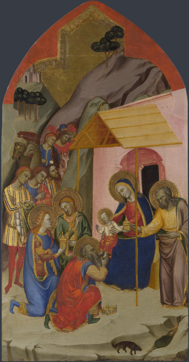 A Adoração dos Reis - Jacopo di Cione
