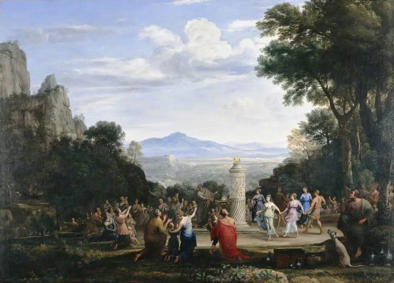 A Adoração do Bezerro de Ouro - Claude Lorrain