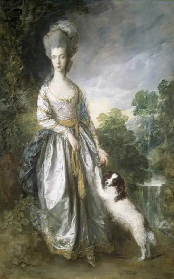 Lady Brisco (falecida em 1822) - Thomas Gainsborough