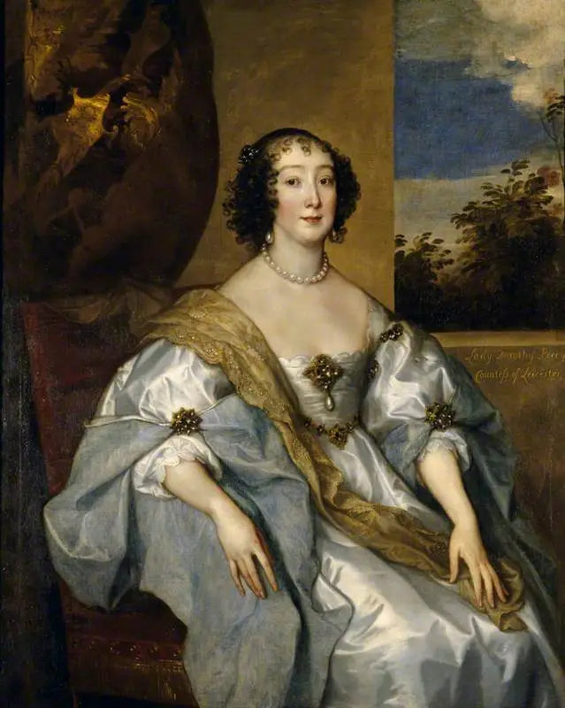 Lady Dorothy Percy, condessa de Leicester (1598-1659) - Antoine van Dyck