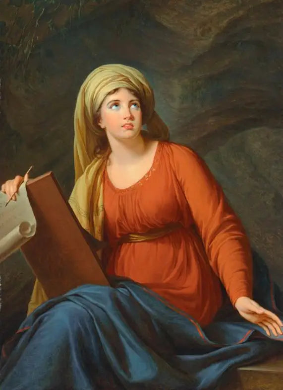 Lady Hamilton como sibila - Élisabeth Vigée Le Brun